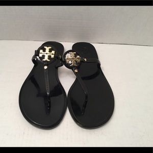Tory Burch Mini jelly millers Size 8